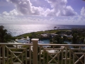 Real Estate - 00 00 Crane, Saint Philip, Barbados - Patio view of grounds & Atlantic ocean